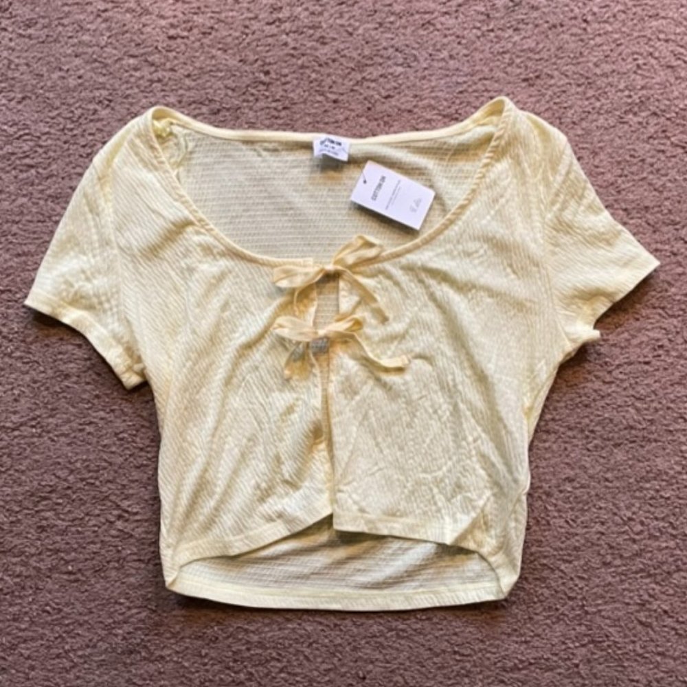 Front Tied Crop Top